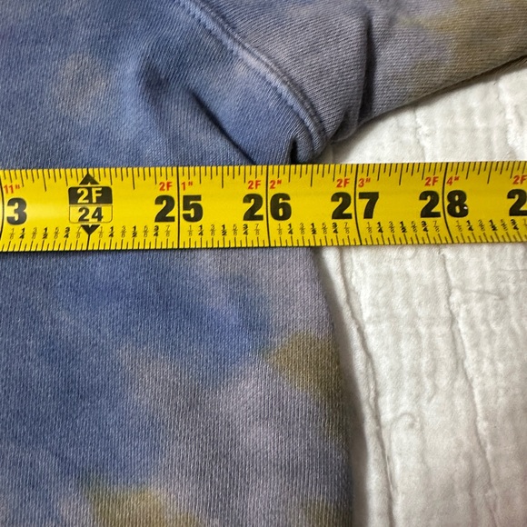 Ivory Ella Purple Tie Dye Pullover Hoodie Sweatshirt size Large - Picture 5 of 8